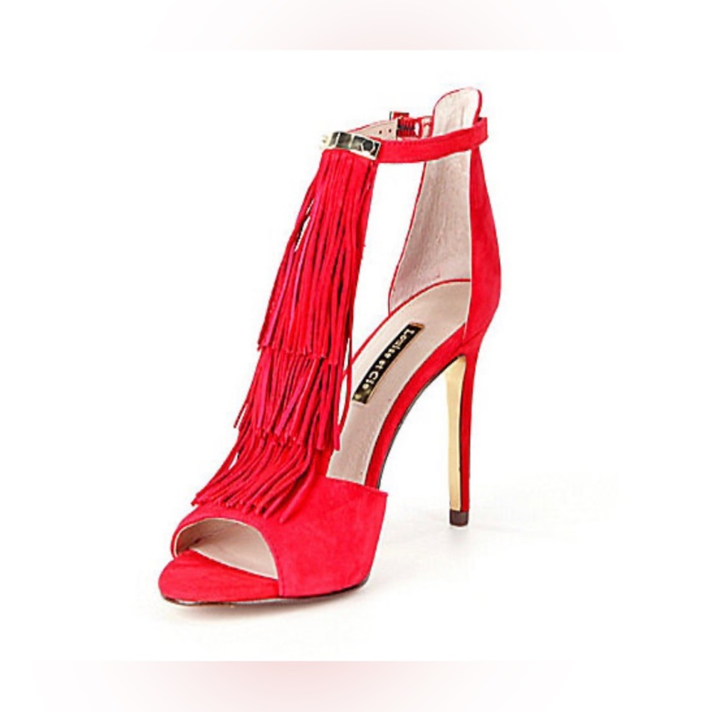 Louise et Cie Ruby Red Suede Heels 👠✨